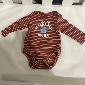 Carters long sleeve onesie